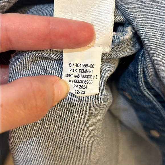 Gap Denim Mini Dress Size 4 - Picture 11 of 12